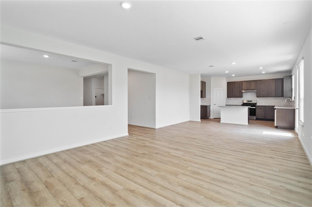 Another view of the great room looking to the kitchen