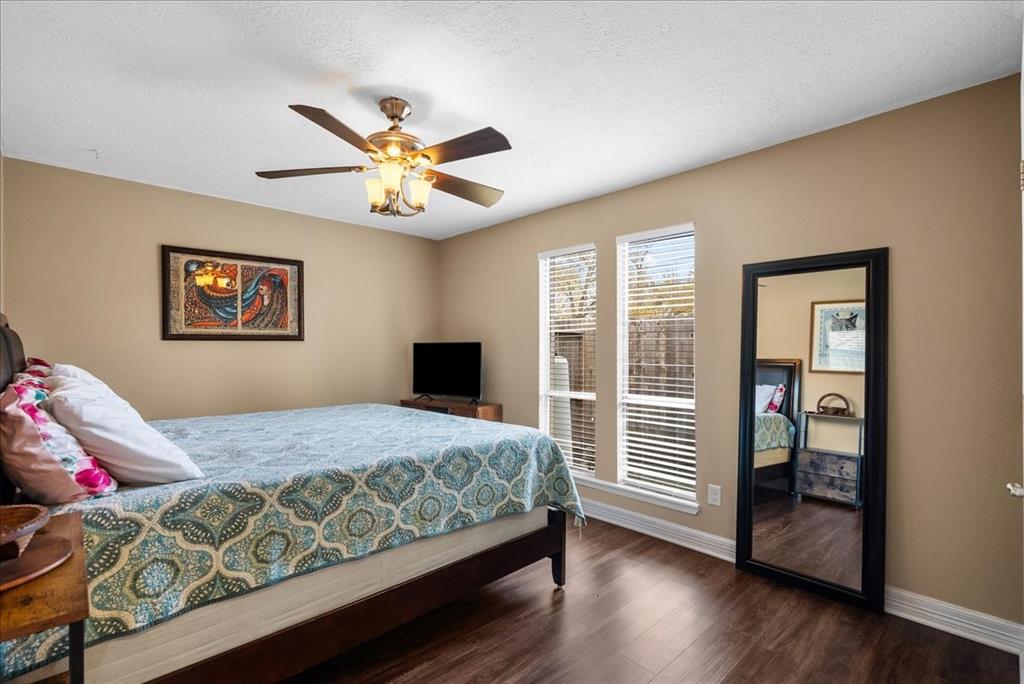 Guest room offers space for a good nights sleep or a power nap!