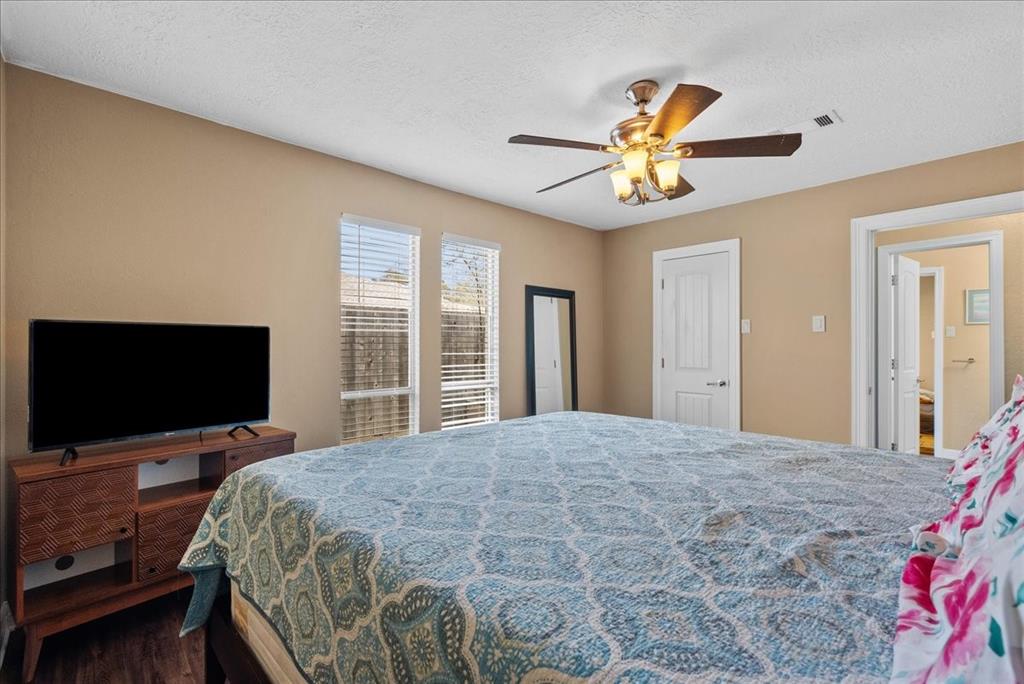 Bedroom 2 and 3 features a connecting bath.