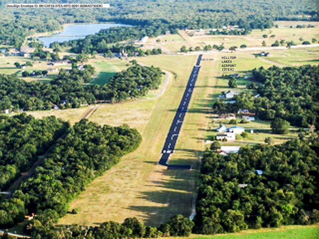 Another way to arrive is at this landing strip.