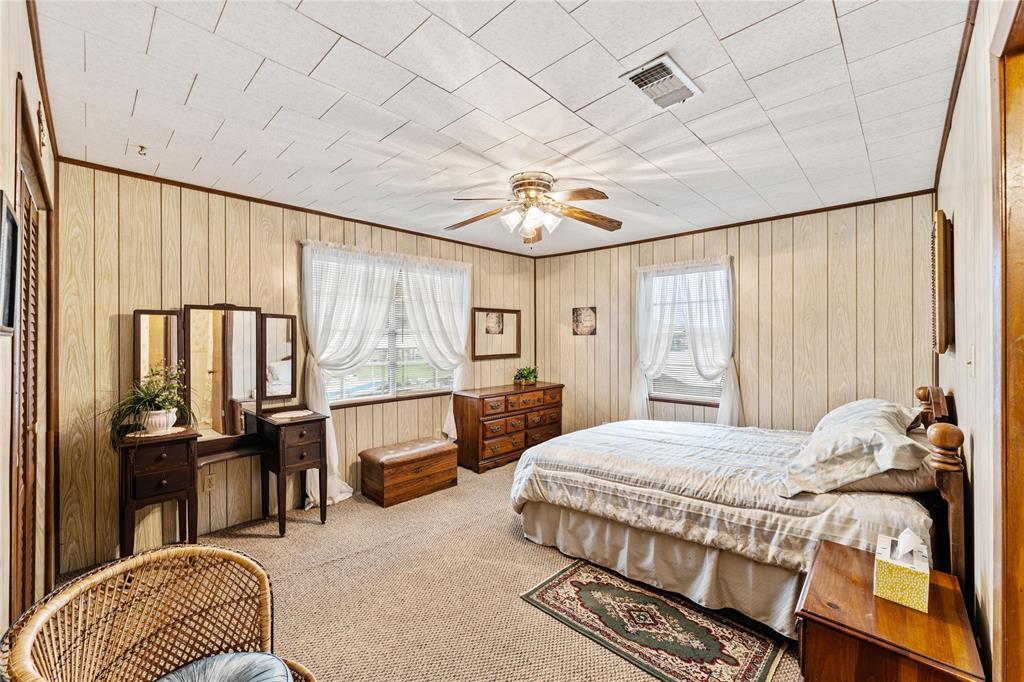 The master bedroom offers loads of space