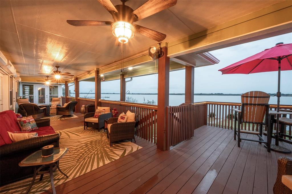 From the other end of the upper porch - this gives you a good idea of just how spacious it is. And it\'s gated at the top of the stairs for child and pet safety.