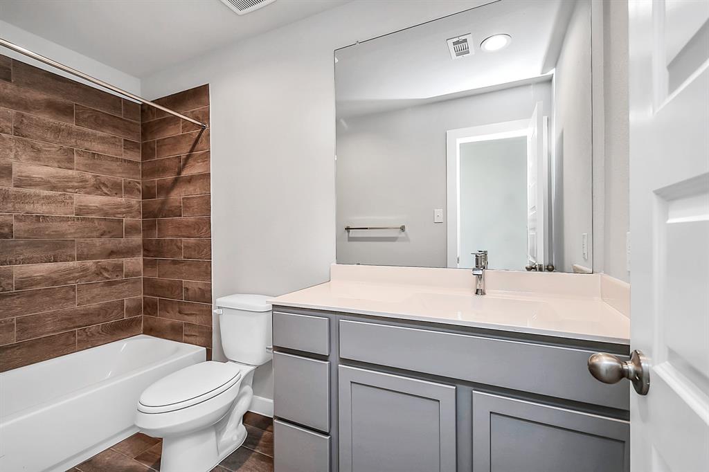 Guest suite bathroom for convenience and privacy.