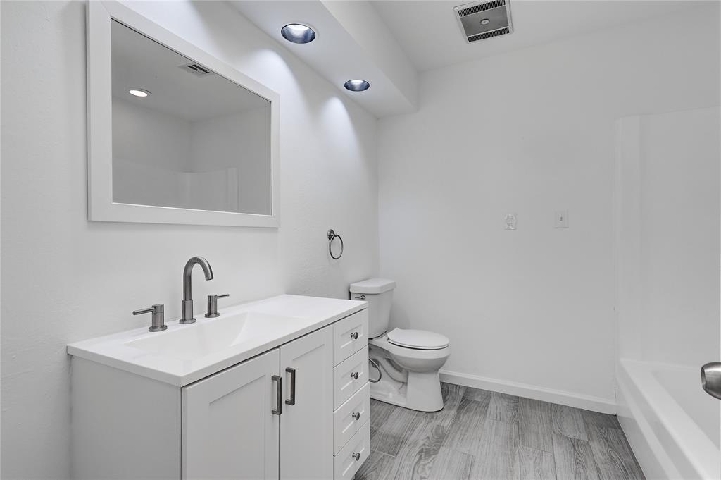 Secondary bath with all new sink -  floors