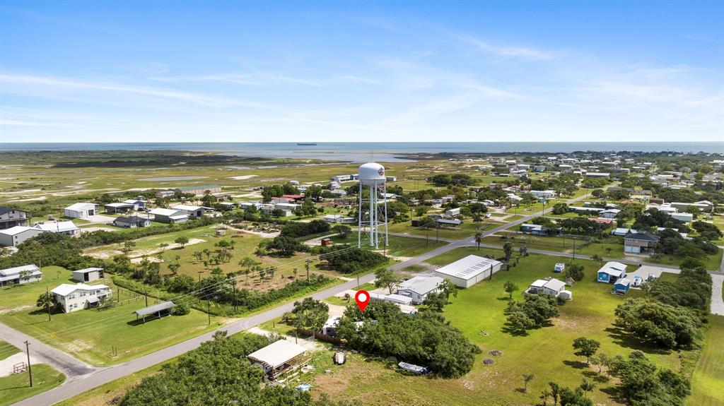 Aerial of the location of the property