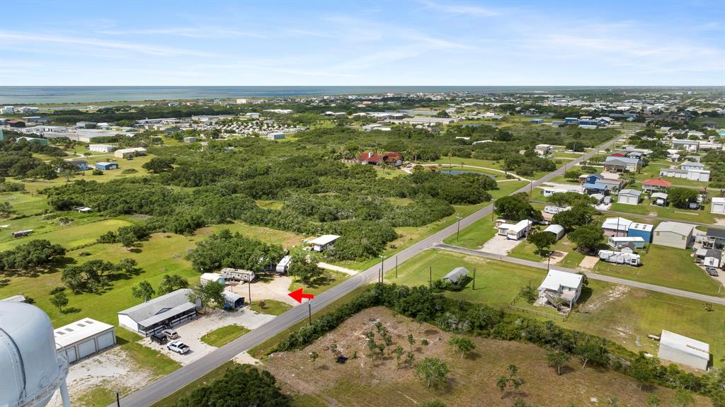 Aerial of the location of the property