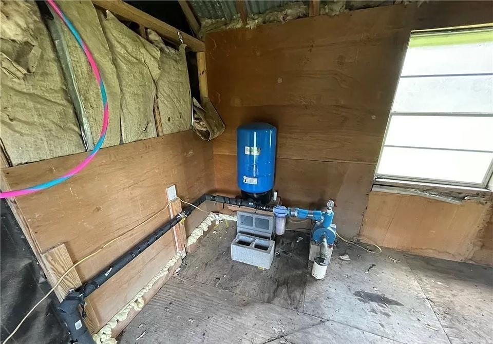 View of well equipment inside of Shed 1.