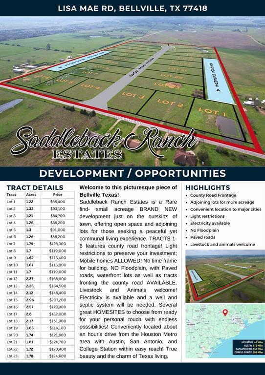 Tract 1.0 Lisa Mae Road , Bellville, Texas image 11