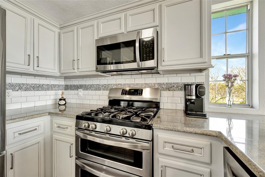 Light and bright open kitchen with water view