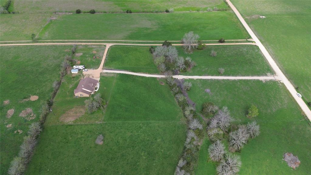 side aerial of property