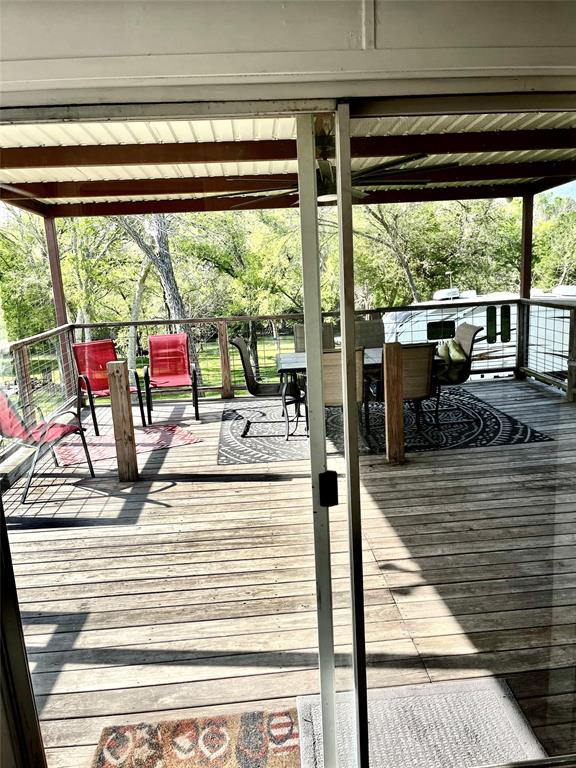 Access to deck over looking your beautiful view.