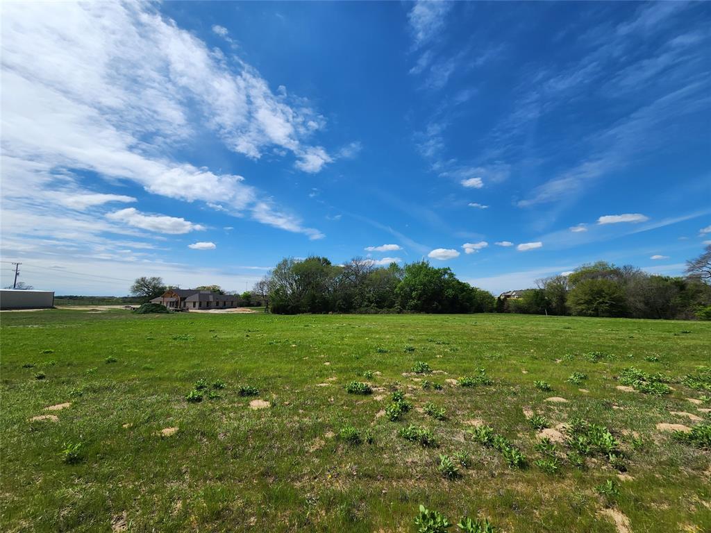 View towards the front tree line (standing at the back fence line). Neighbors new home to the left.