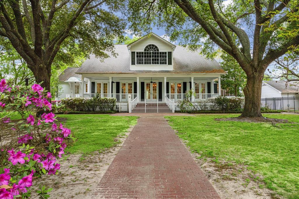 View of the back porch