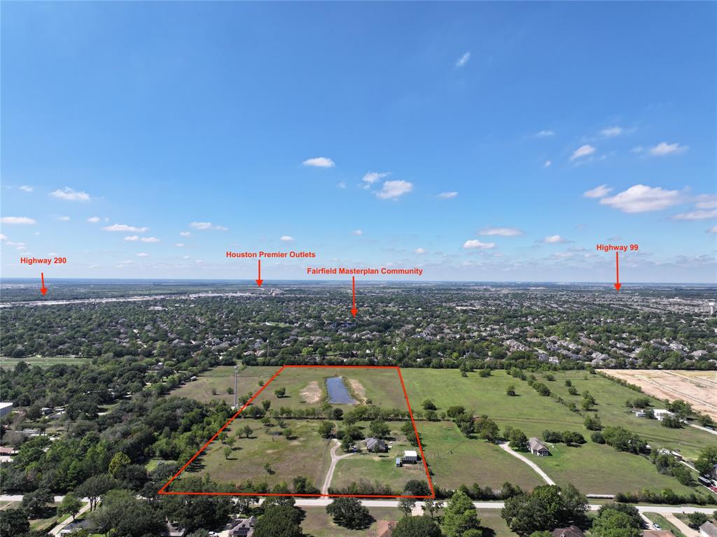 This 14.6-acre parcel in Cypress, TX, offers a rare opportunity for versatile development. Ideal for single-family residences, commercial ventures, or equestrian estate. Conveniently located near shopping, top-rated schools, and medical facilities, it promises a lifestyle of ease. The level and open lot makes it ideal for development. Whether you're an investor seeking growth potential or an equestrian enthusiast envisioning personalized facilities, this property is your canvas. Additional ~20 contiguous acres are available.