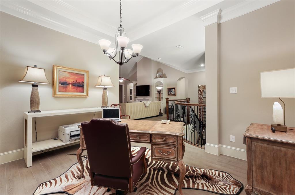 Dining room is spacious and can also be used as a study.