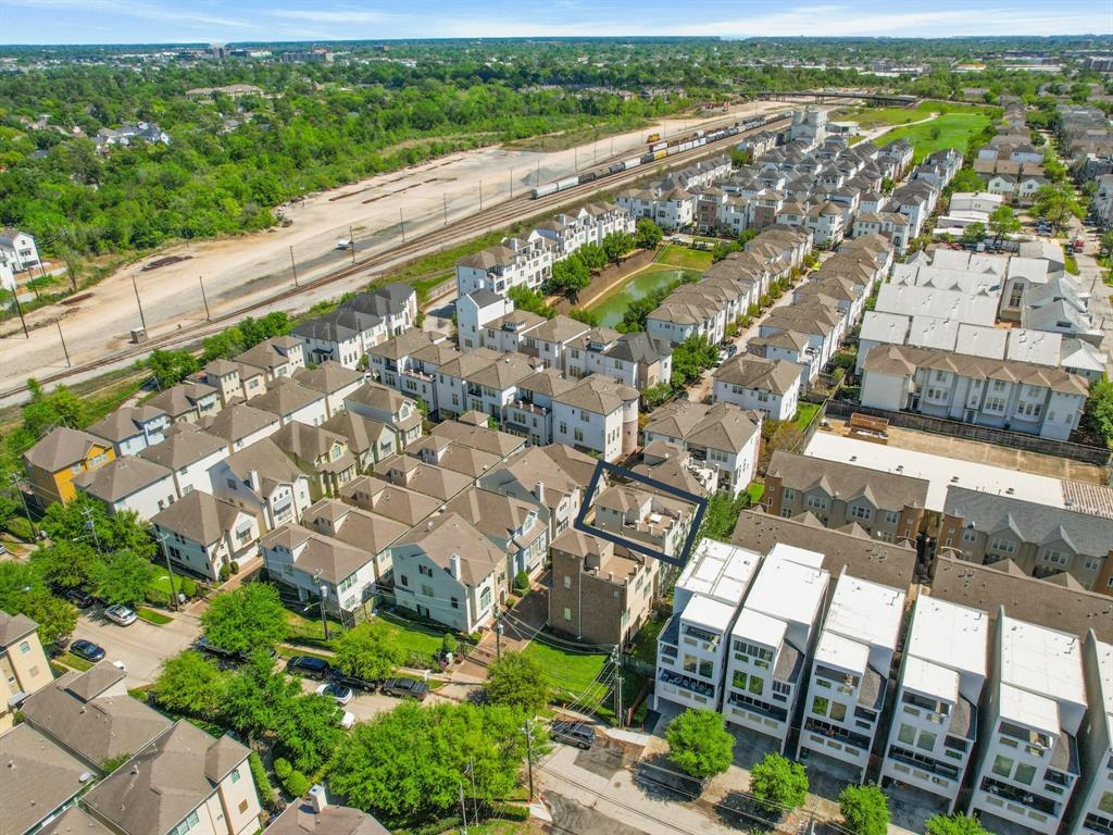 Another aerial view of the home