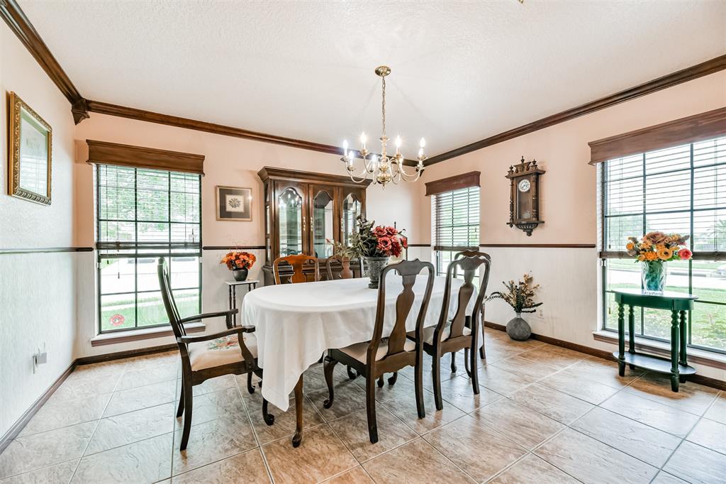 Formal dining area