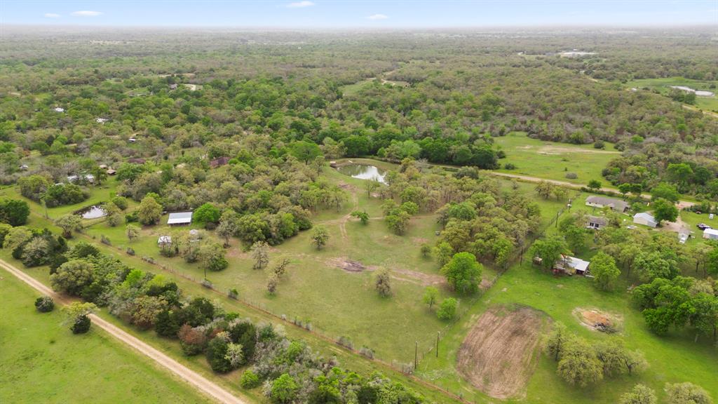 Aerial of Back of Property looking North-West