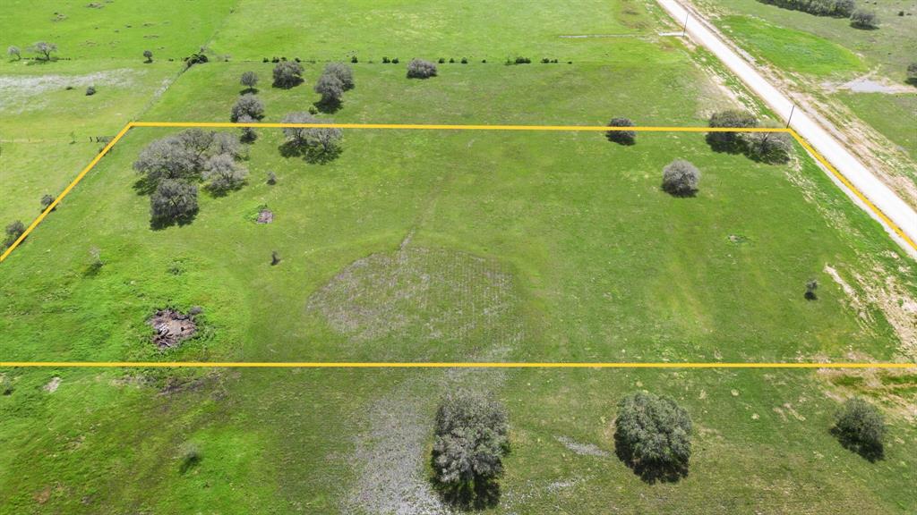 Side view of the property. To the right is Pintail lane