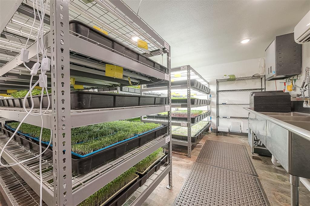 take a look inside a grow room! can easily be converted back to 2 car garage