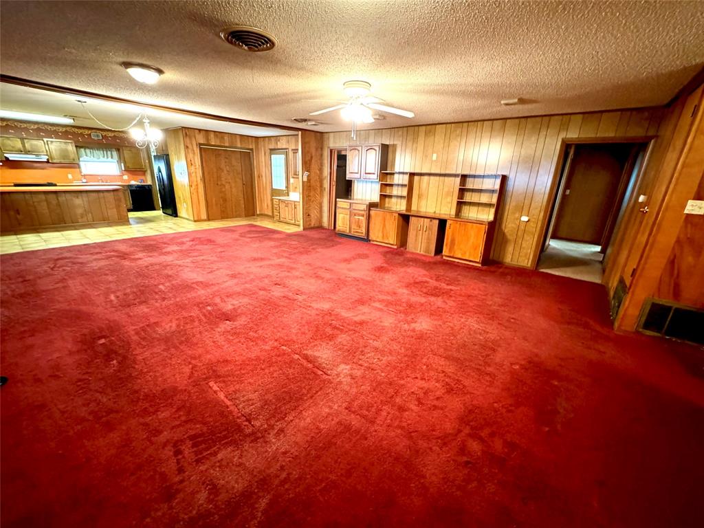 Living/Dining Room with view of the kitchen