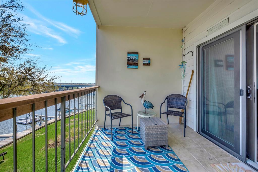 Tons of space on the Waterfront Balcony for entertaining family and friends!