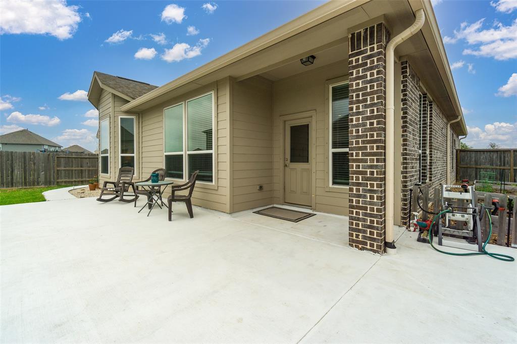 Huge patio to enjoy your back yard!