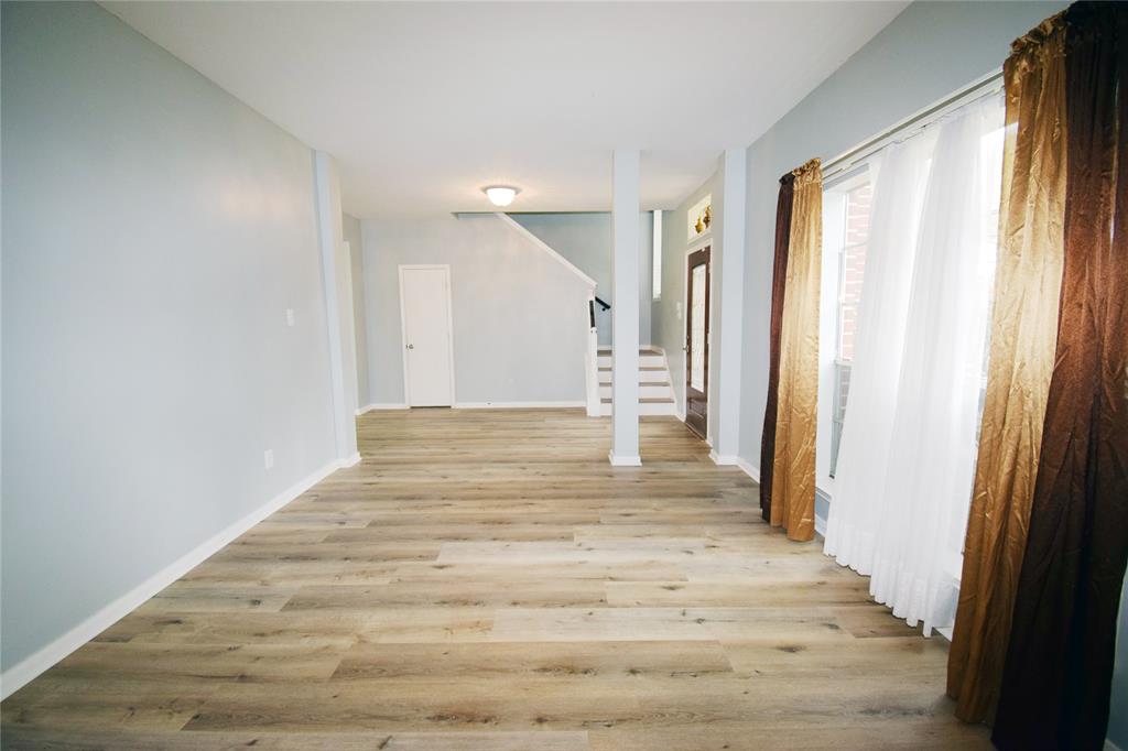 Living Room with Brand-New Flooring