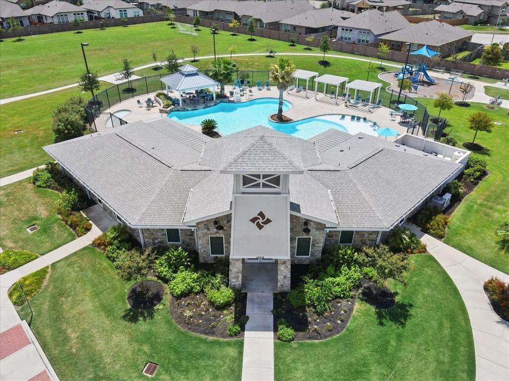 Secondary fitness center and community pool