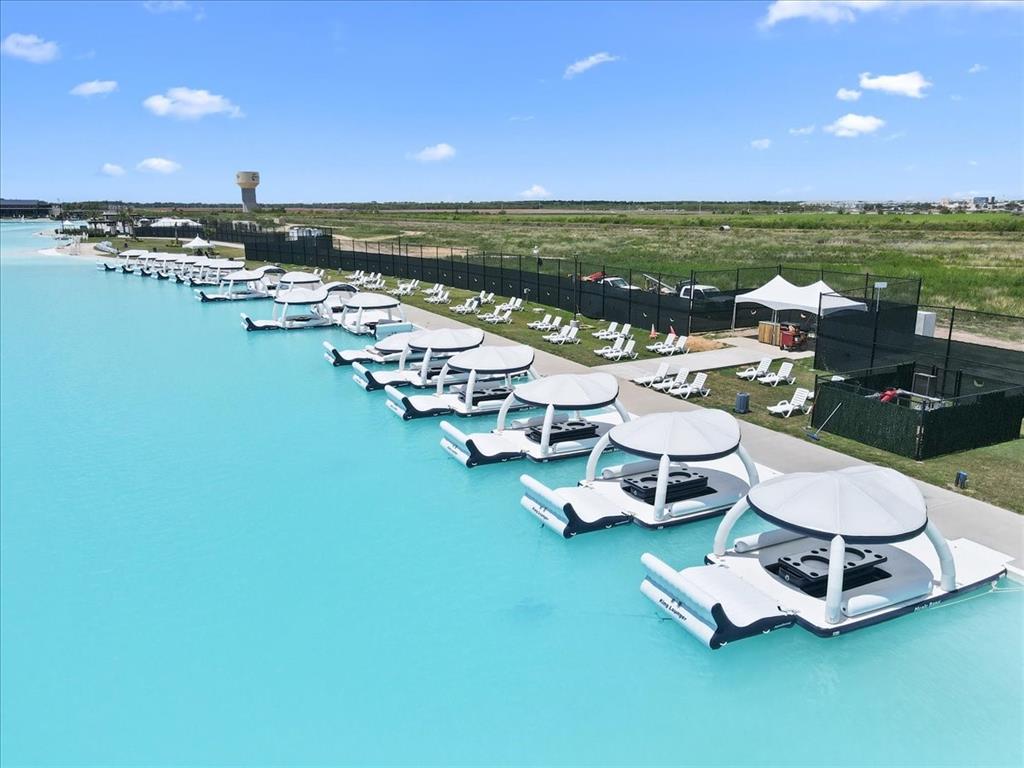 Lagoon floating cabanas available