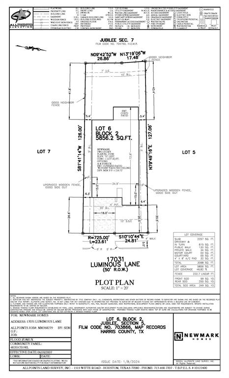 Map of 17031 Luminous Lane