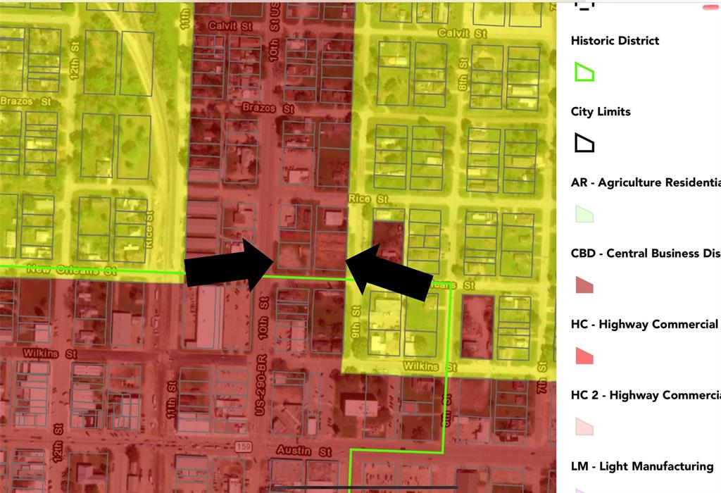 Proximity of new courthouse currently under construction is shown.