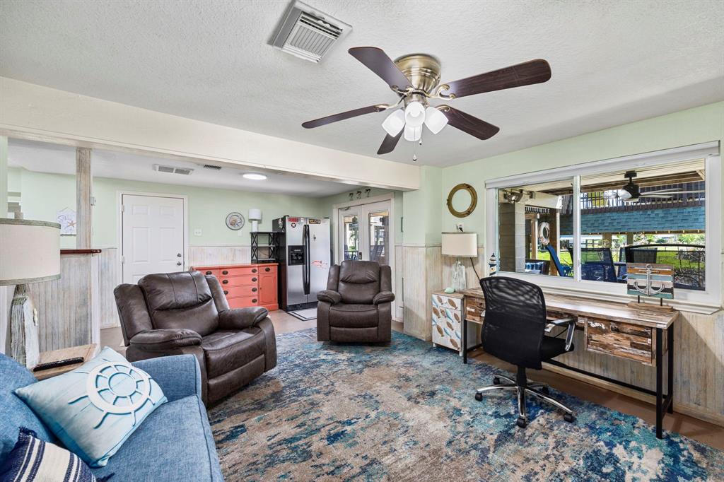 Downstairs family room