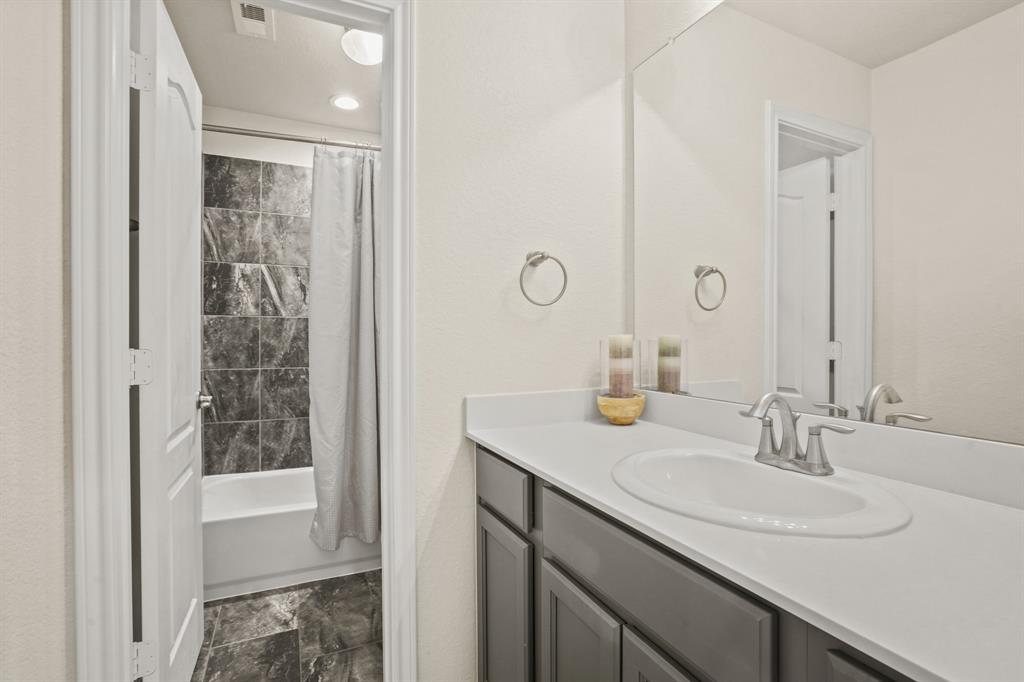 Equipped with a third full bathroom with another tub/shower combo, this great floor plan is the perfect blend of functionality and beauty.