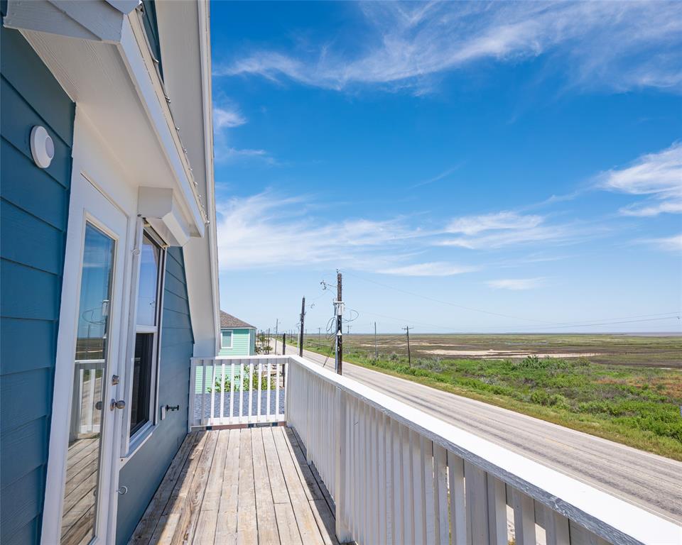 Private East deck off the 4th bedroom which can be a 2nd sitting room