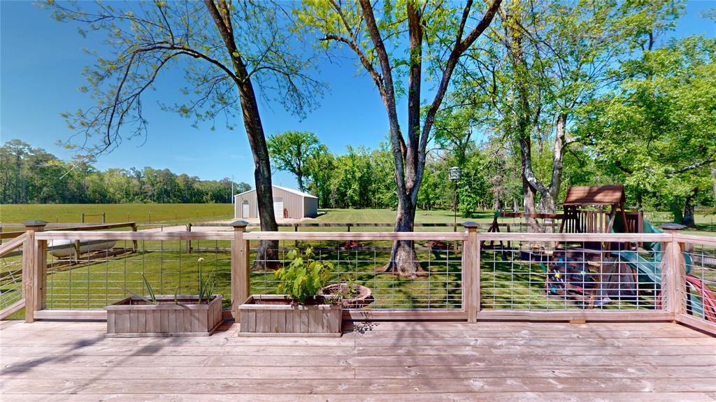 Great deck with view of the property.