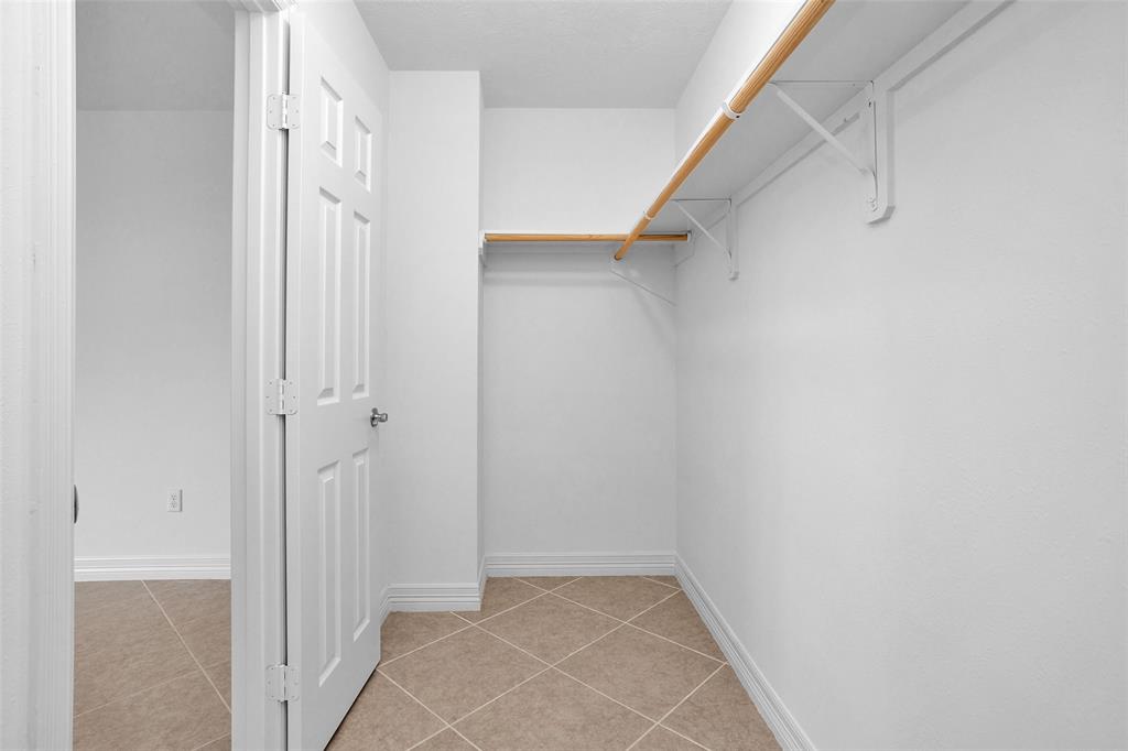 Bedroom #4 features a large walk-in closet w/ lots of storage and hang space.