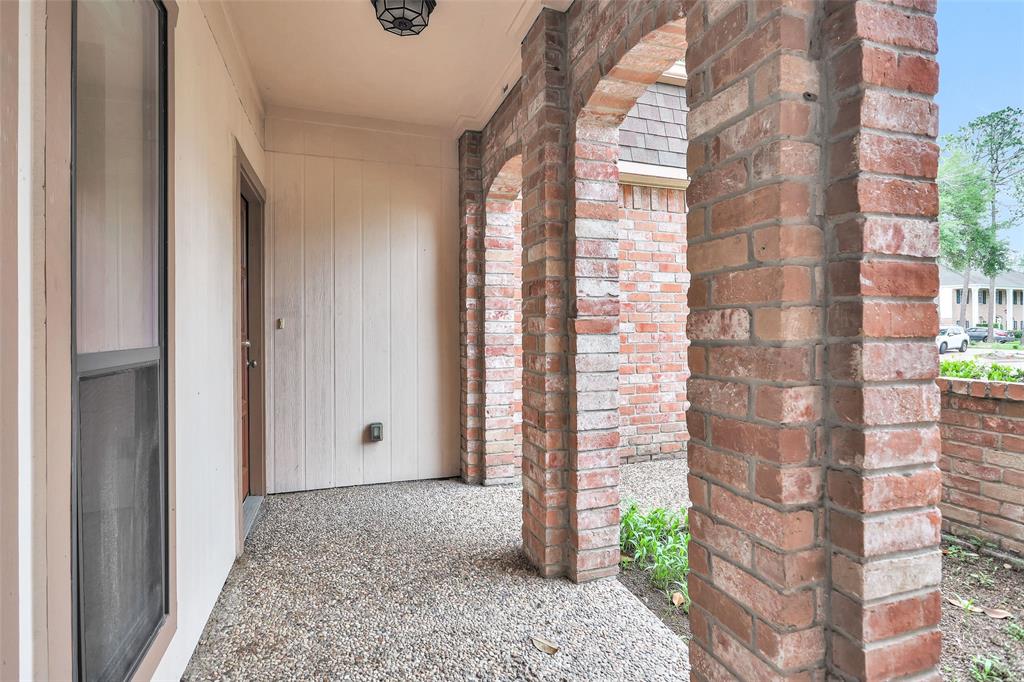 Home has a lovely courtyard, covered front porch & a great lay-out.