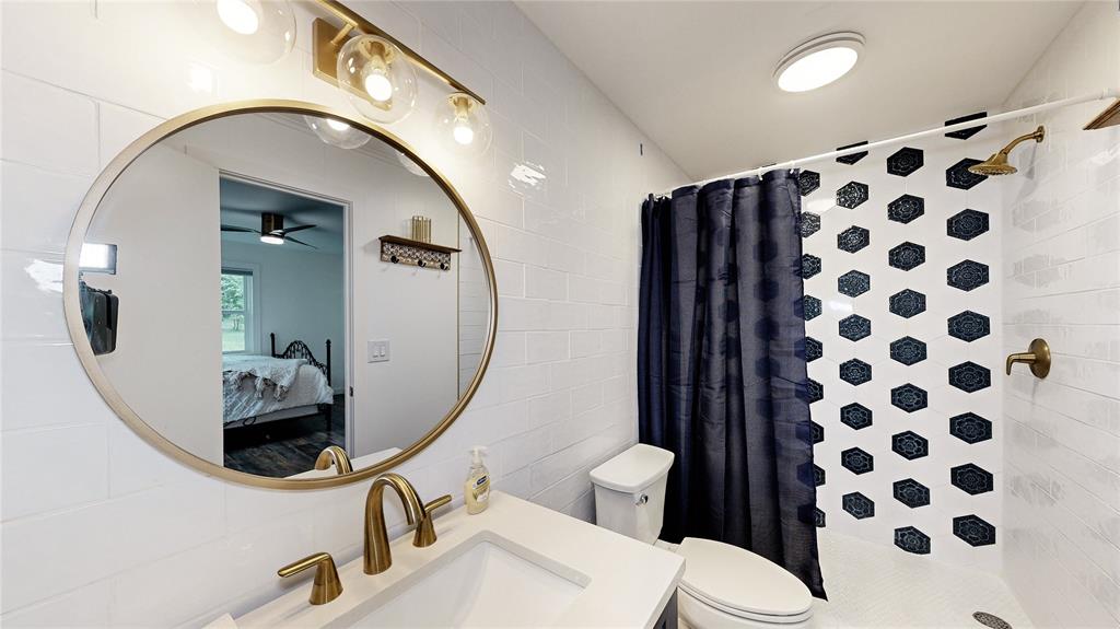 En-Suite Primary Bath has been completely remodeled. So pretty!