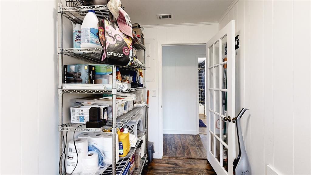 Another view of the laundry room. There is so much storage space in this room.