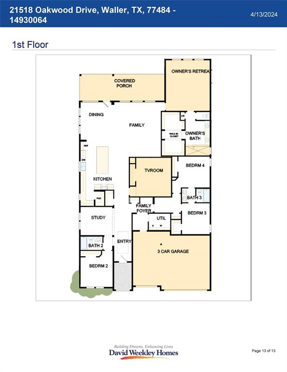 The success of a floorplan is the way you can move through it…You’ll be amazed at how well this home lives…We call it traffic patterns.