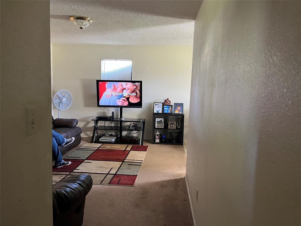 Living room area from hallway.