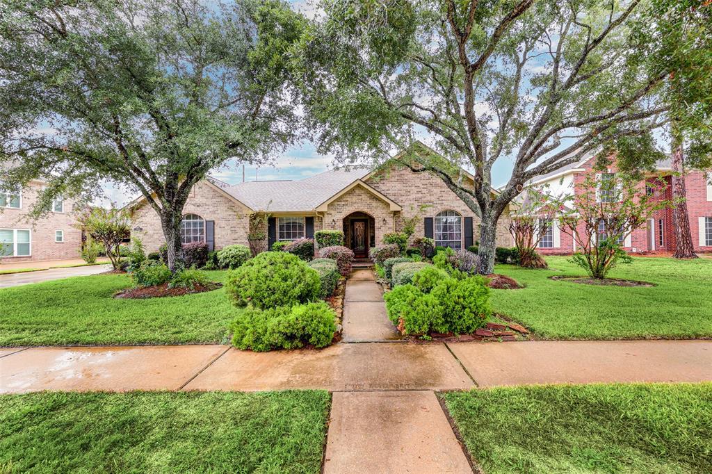 Come see this beauty in the well desired Turtle Creek neighborhood of Pasadena, TX! Located in Deer Park ISD, this little gem has been very well taken care of with only one owner! Enjoy the Summertime in the Tropical Salt Water Pool w/ waterfall, nice and private yard! No back neighbors & cul de sac street! This one story, split floor plan, features a formal entry w/ real wood floors leading to your home office! The large Formal Dining with crown molding has a great flow to family room and kitchen. This is perfect for entertaining multiple guest or a simple little family meal! Oversized family room with crown molding, corner gas fireplace and custom drapes! Kitchen features double oven, corian countertops, tons of cabinet space, huge pantry, breakfast area, and open to Family room with a Breakfast bar! Huge Primary bedroom and bathroom with his and hers closets! 1/2 Bath in Garage handy for the pool! Above garage storage! Roof and A/C Replaced in 2023! Never Flooded! Welcome Home!