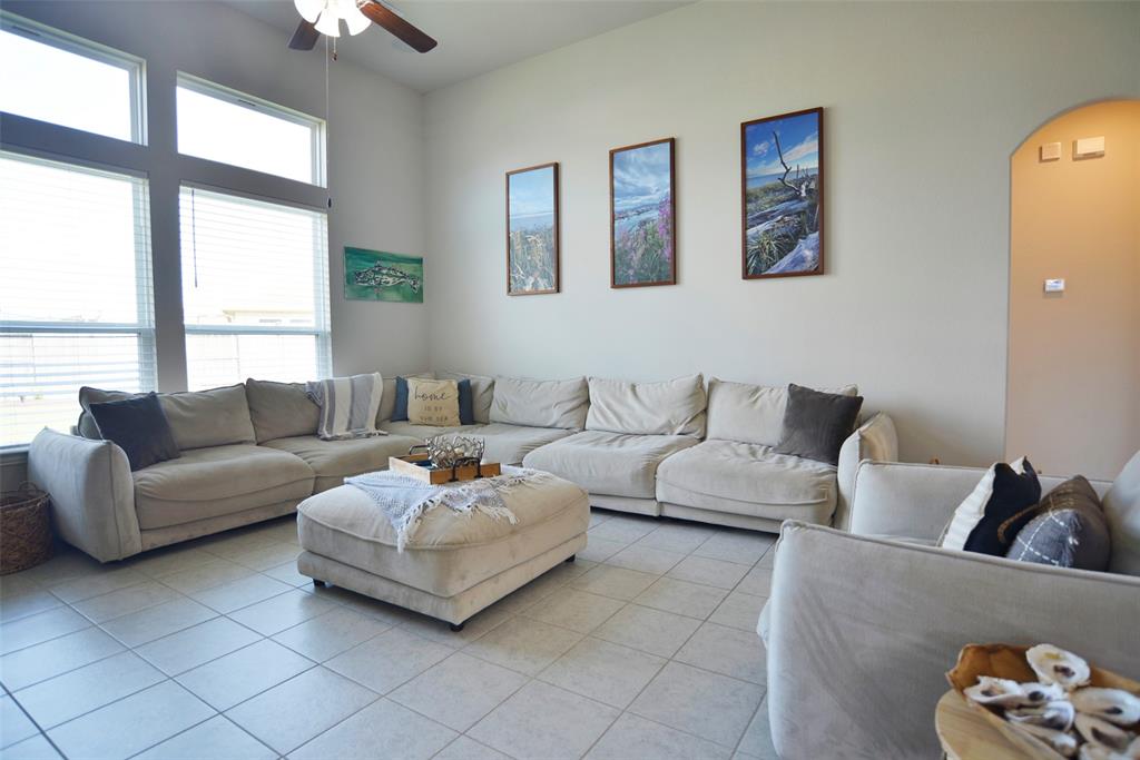 Soaring Ceilings in Family Room