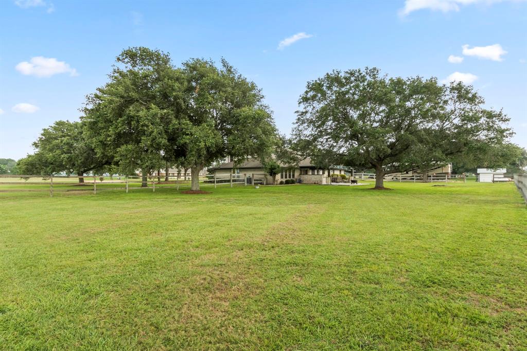 Kids and pets can run and play as the backyard is fully fenced. Horses allowed.