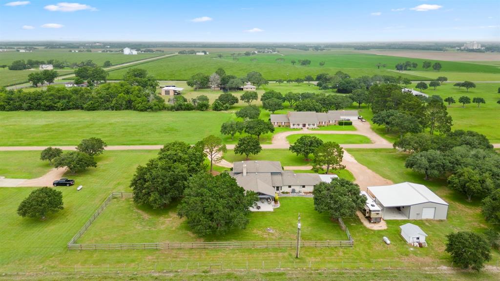 Aerial view of your new country home. Homes rarely come on market in this area.