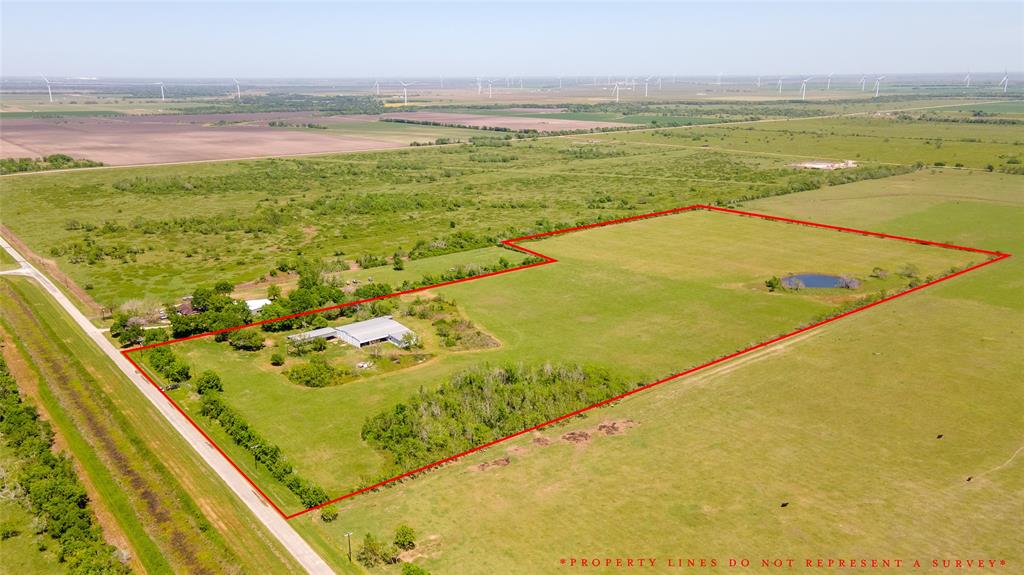 This 35.6 acre property is located in Matagorda County, just over an hour away from Houston.  It is situated 11 miles south of Bay City and only 10 miles from Matagorda.  The property is located between both towns and conveniently near Highway 60.  The property features 9,100 square feet under roof with 1,480 square feet of living space, has a water well, and also city water.  It is currently under ag exemption and being used for a hay operation.   The property is also situated not far from some great fishing spots in Matagorda.  If you are looking for a country living experience that isn't too far from the city and offers access to great fishing and the beach, this property could be perfect for you.