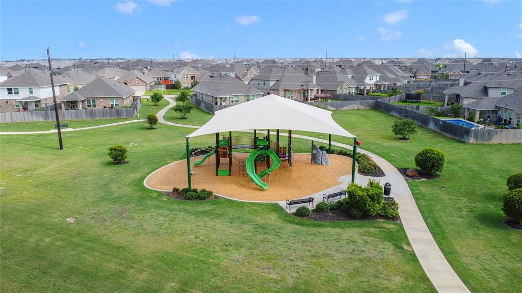 Covered playground.