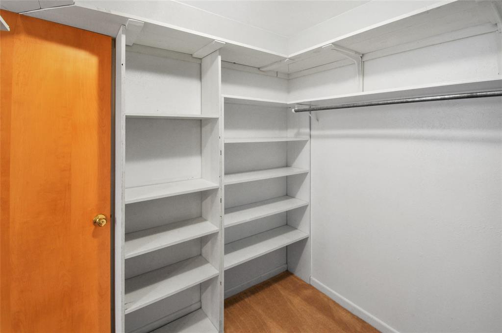 Spacious walk-in closet in Primary Suite