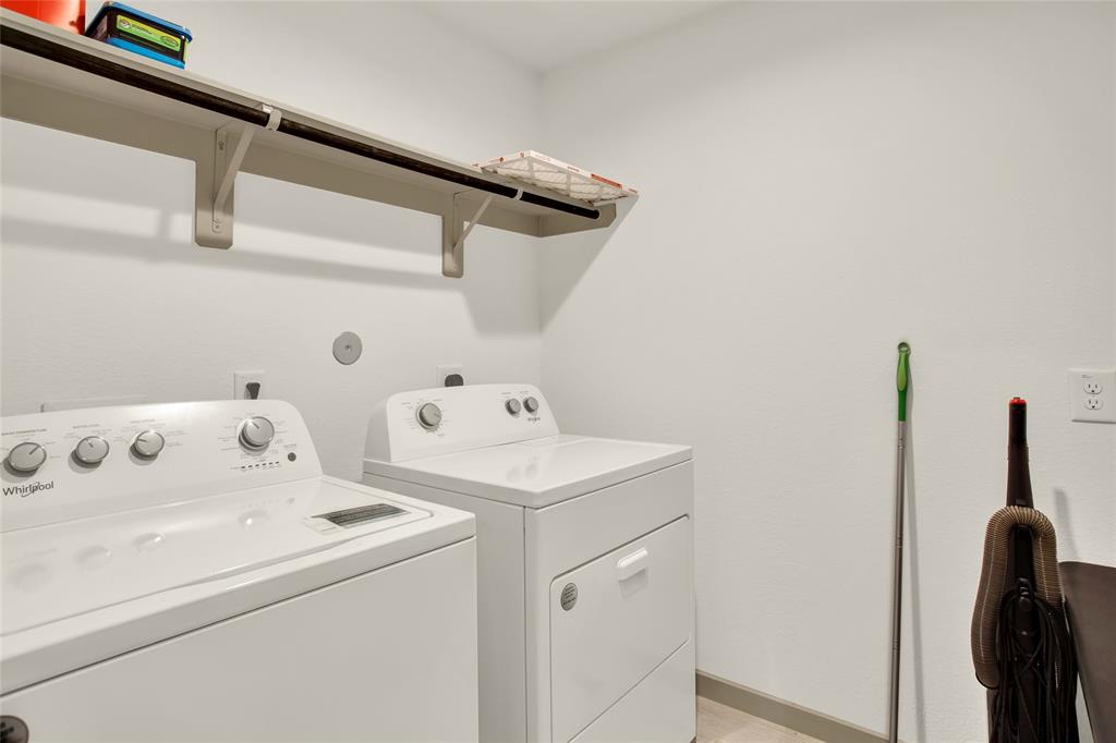 Good sized Laundry Room.